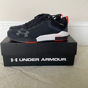These are brand new, never worn, mens Under Armour sneakers!!!     Size-10.5